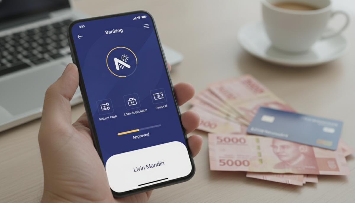 cara pinjam uang di livin mandiri tanpa jaminan