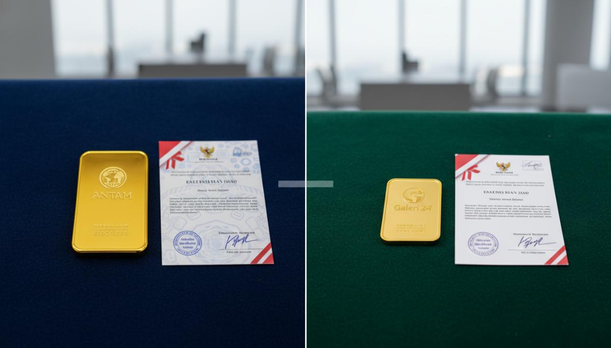 perbedaan emas antam dan galeri 24